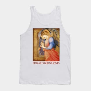 Angel Playing a Flageolet by Edward Burne-Jones Tank Top